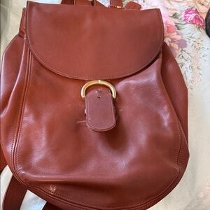 COACH COLLECTORS SPECIAL VINTAGE  Elegant Brown Leather Backpack